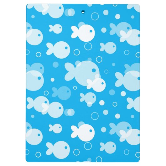 Fischmuster Klemmbrett (Rückseite)