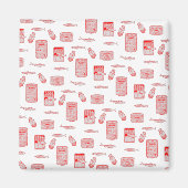 Fischmuster Magnet (Vorne)