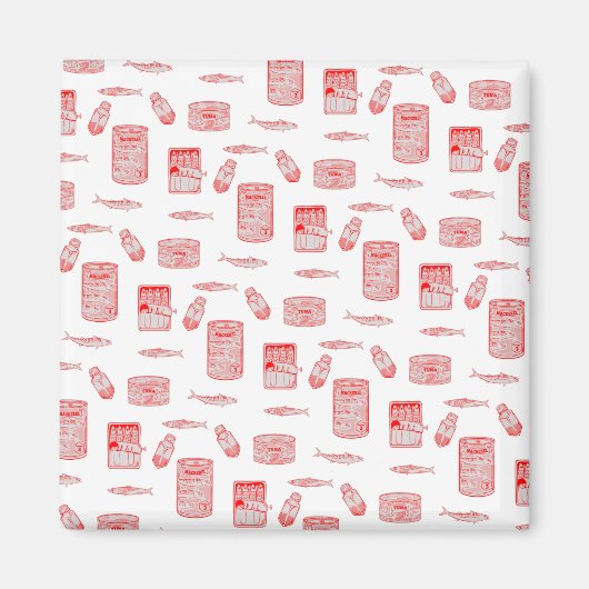 Fischmuster Magnet (Vorne)