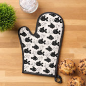 Fischmuster Ofenhandschuh (Oben unten)