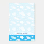 Fischmuster Post-it Klebezettel (Vorderseite)