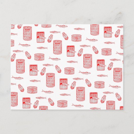 Fischmuster Postkarte (Vorderseite)