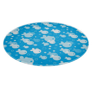 Fischmuster Schneidebrett