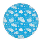 Fischmuster Schneidebrett (Vorderseite)