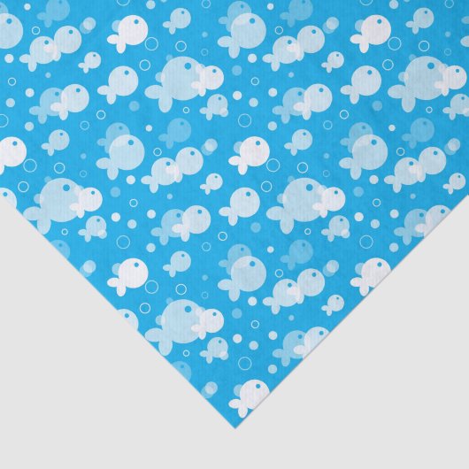 Fischmuster Seidenpapier (Ausschnitt)