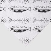 Fischmuster Seidenpapier (Ausschnitt)