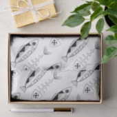 Fischmuster Seidenpapier (Geschenk)