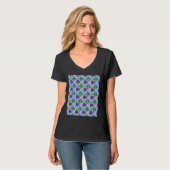 Fischmuster T-Shirt (Vorderseite Vollansicht)