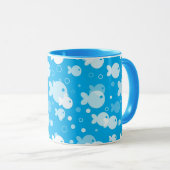 Fischmuster Tasse (VorderseiteRechts)