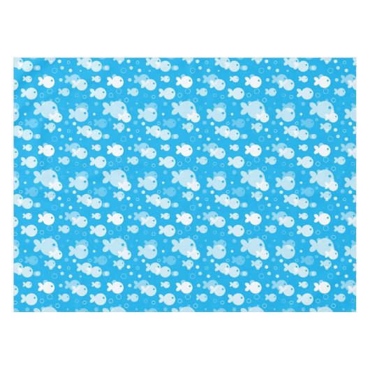 Fischmuster Tischdecke (Vorderseite (Horizontal))