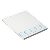 Fischmuster - verschiedene Farben Notepad Notizblock (angewinkelt)