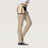 Fischnet-Strumpf und Leggings von Schwarzmesser (Rechts)