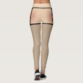 Fischnet-Strumpf und Leggings von Schwarzmesser (Rückseite)