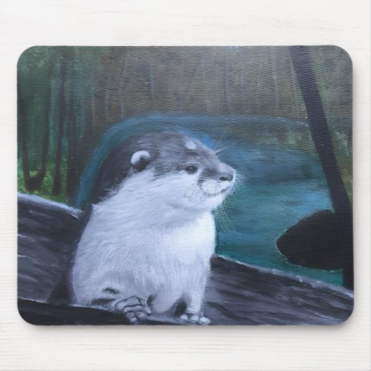 Fischotter-Mauspad Mousepad (Vorne)