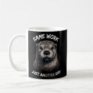 Fischotter Seeotter Arbeit Süßotter Kaffeetasse