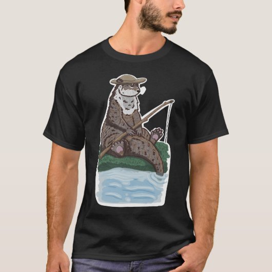 Fischotter T-Shirt (Vorderseite)