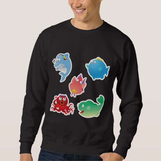 Fischpack 1 sweatshirt (Vorderseite)