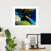 Fischplakat Poster (Heimbüro)