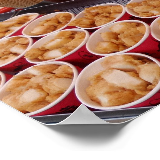 Fischplakat Poster (Ecke)