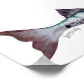 Fischplakat Poster (Ecke)