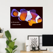 Fischposter Poster (Heimbüro)