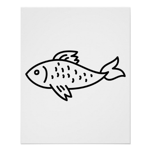 Fischposter Poster (Vorderseite)