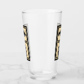 Fischpub-Brille, Geschenke für Fischer, Bier-Glas Glas (Rechts)