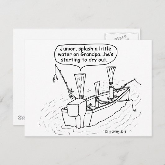 Fischreeds Postkarte (Vorne/Hinten)