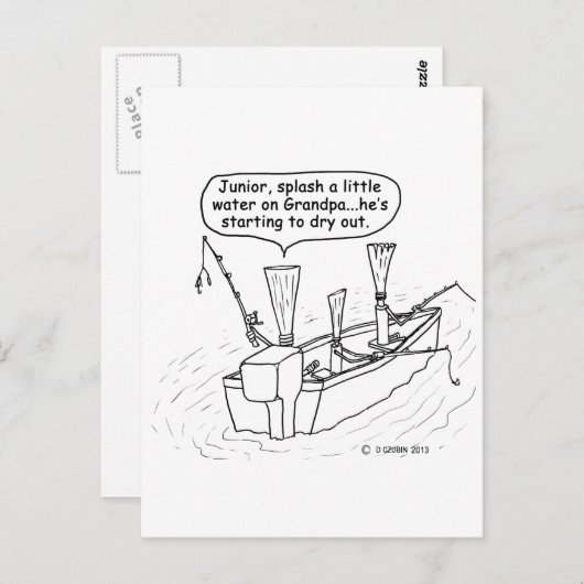 Fischreeds Postkarte (Vorne/Hinten)