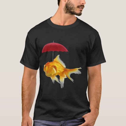 Fischregenschirme T-Shirt (Vorderseite)