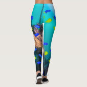 Fischriff-Collage Leggings (Rückseite)