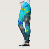 Fischriff-Collage Leggings (Links)