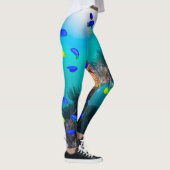 Fischriff-Collage Leggings (Rechts)