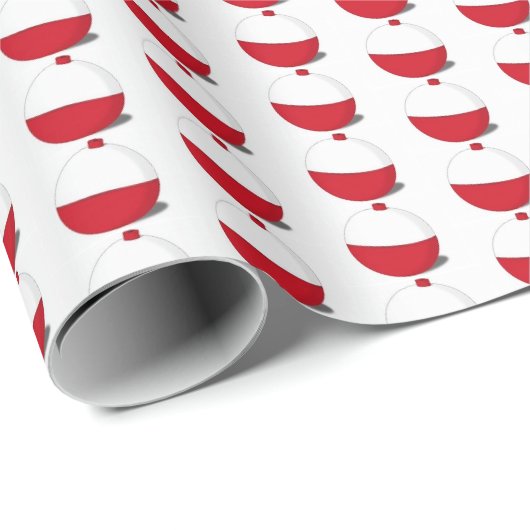 Fischroge Geschenkpapier (Rolleneckpunkt)