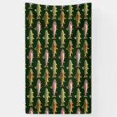 Fischrogen der Forellenfischerei Banner (Vertikal)