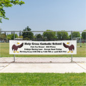 Fischrogen-Ereignis oder Geldbeschaffer-Schulfahne Banner (Insitu)