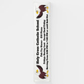 Fischrogen-Ereignis oder Geldbeschaffer-Schulfahne Banner (Vertikal)