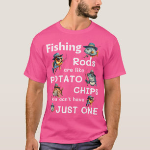 Fischrogen sind wie Kartoffelchips, die man nicht  T-Shirt