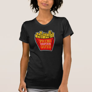 Fischrogen vor lustigem Shirt der Typen
