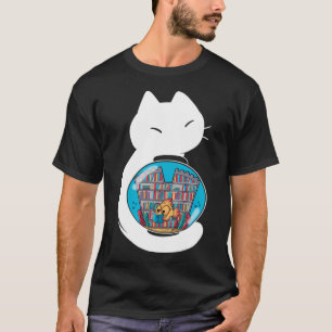 Fischs gemütliche Bibliothek T-Shirt