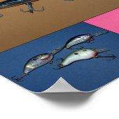 Fischsammelplakat Poster (Ecke)