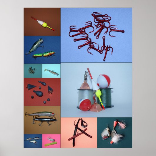 Fischsammelplakat Poster (Vorne)