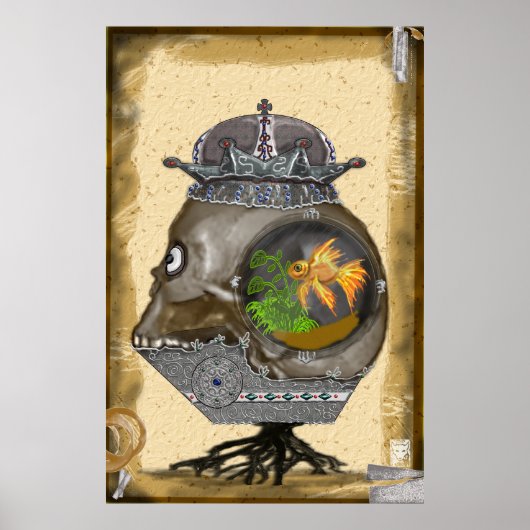 Fischschale Poster (Vorne)