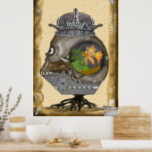 Fischschale Poster (Küche)