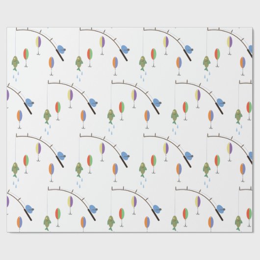 Fischschätze Geschenkpapier (Flach)