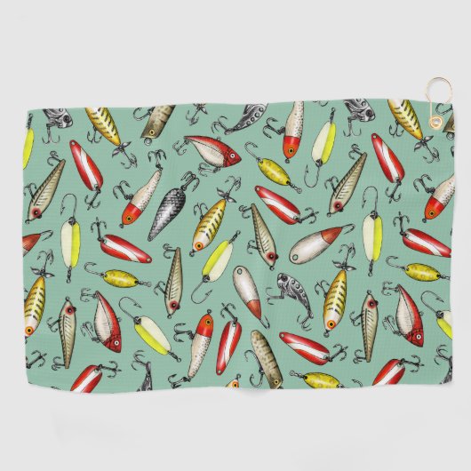 Fischschätze Golfhandtuch (Horizontal)