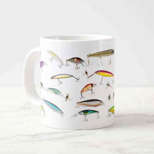 Fischschätze Jumbo-Tasse (Vorderseite Links)