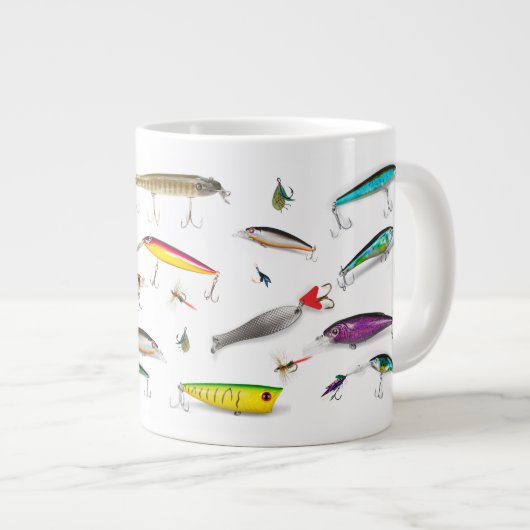 Fischschätze Jumbo-Tasse (Vorderseite Rechts)