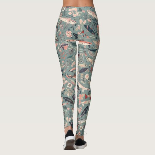 Fischschätze Leggings (Rückseite)
