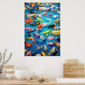 Fischschätze Poster (Küche)